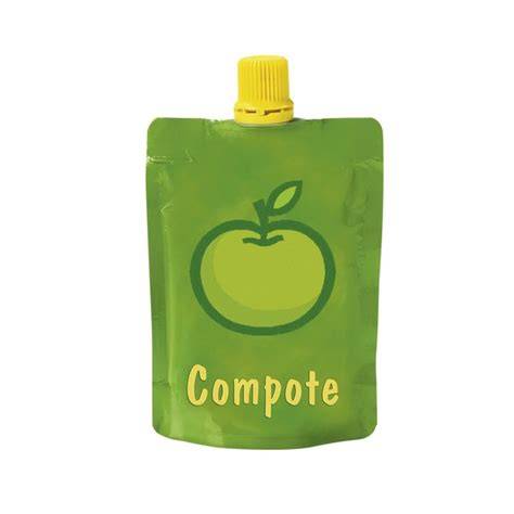 illustration emballage gourde compote