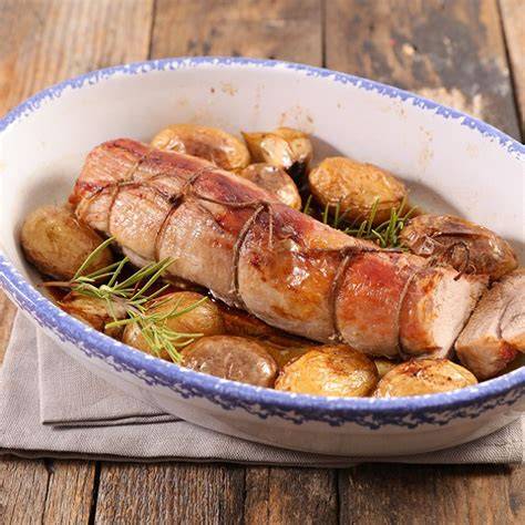 filet mignon porc trompettes morts infographie (8 words)