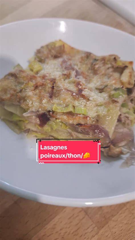 Schéma montage lasagnes poireaux thon