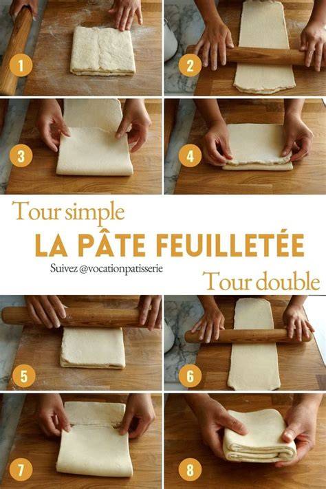 pâte feuilletée étapes tourage
