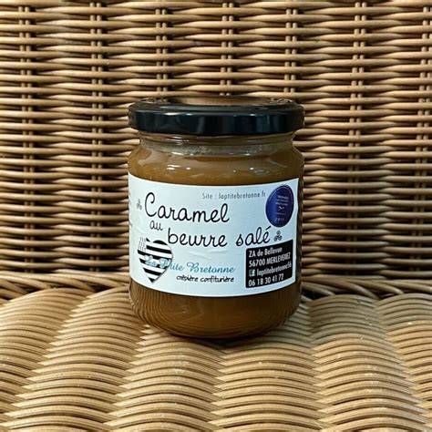 caramel au beurre salé carte visualisant le produit