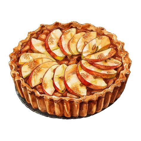 illustration spirale tarte pomme