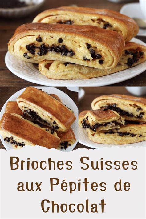 image comparant brioches suisses avec et sans chocolat