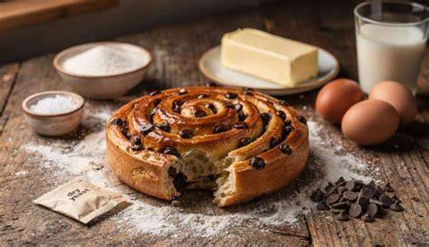 escargots briochés aux pépites de chocolat