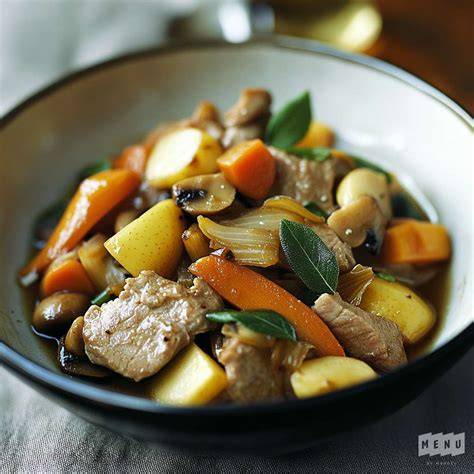 Ingrédients du sauté porc cidre