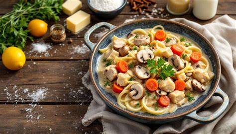 Sauce et nappage du plat