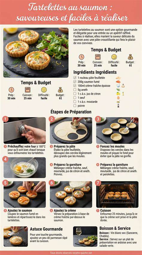 Infographie types moules tartelettes et usages