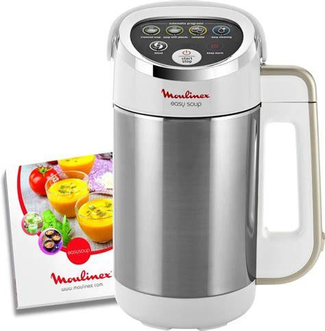 schéma des programmes Easy Soup Moulinex