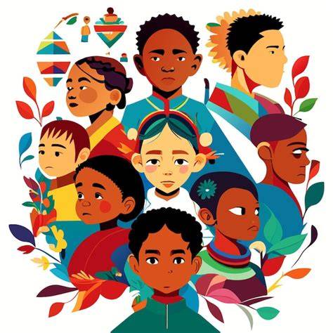 illustration Jenane et la diversité culturelle (7 mots)