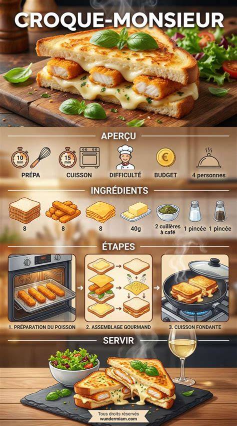 pain épicé croque-monsieur infographie