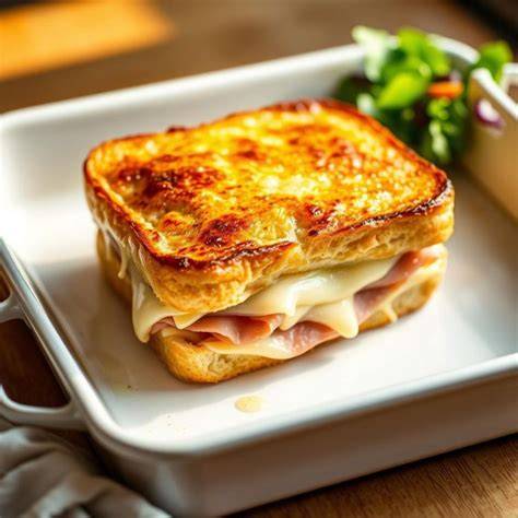 croque-monsieur cuisson four detail