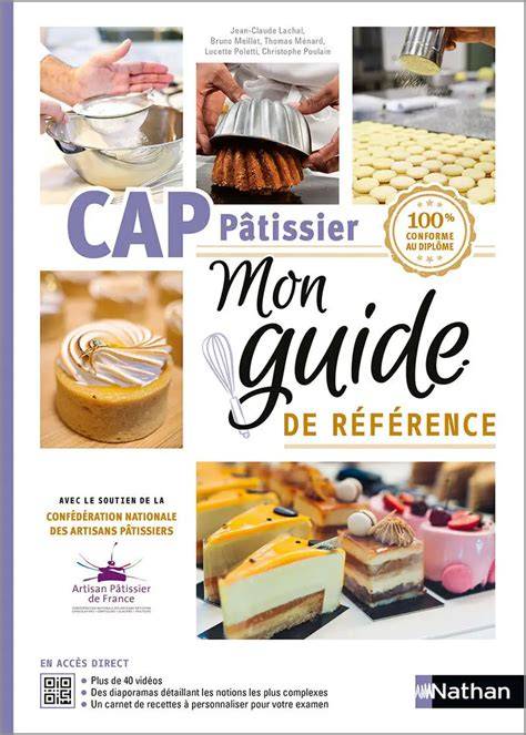 ouvrage pédagogique et fiches illustrées CAP pâtissier